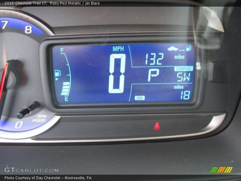 Ruby Red Metallic / Jet Black 2015 Chevrolet Trax LT