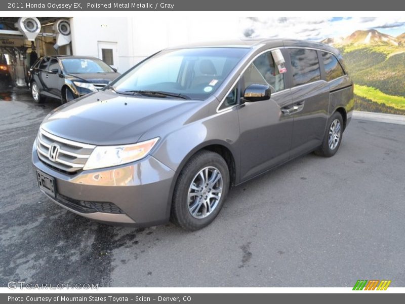 Polished Metal Metallic / Gray 2011 Honda Odyssey EX