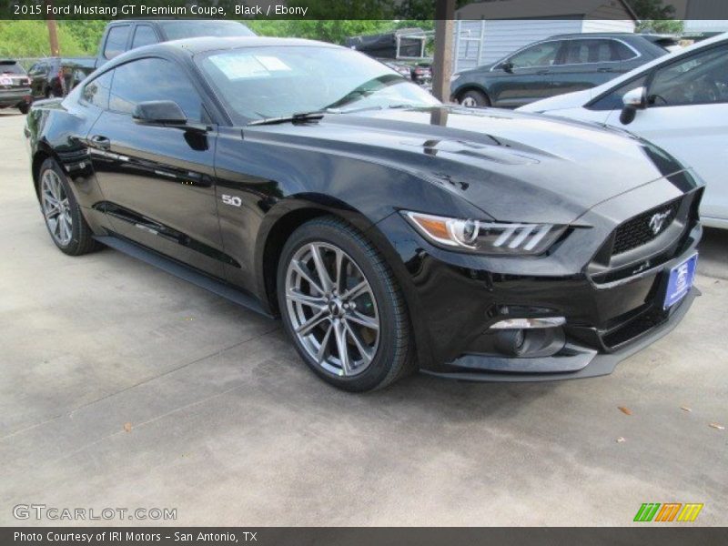 Black / Ebony 2015 Ford Mustang GT Premium Coupe