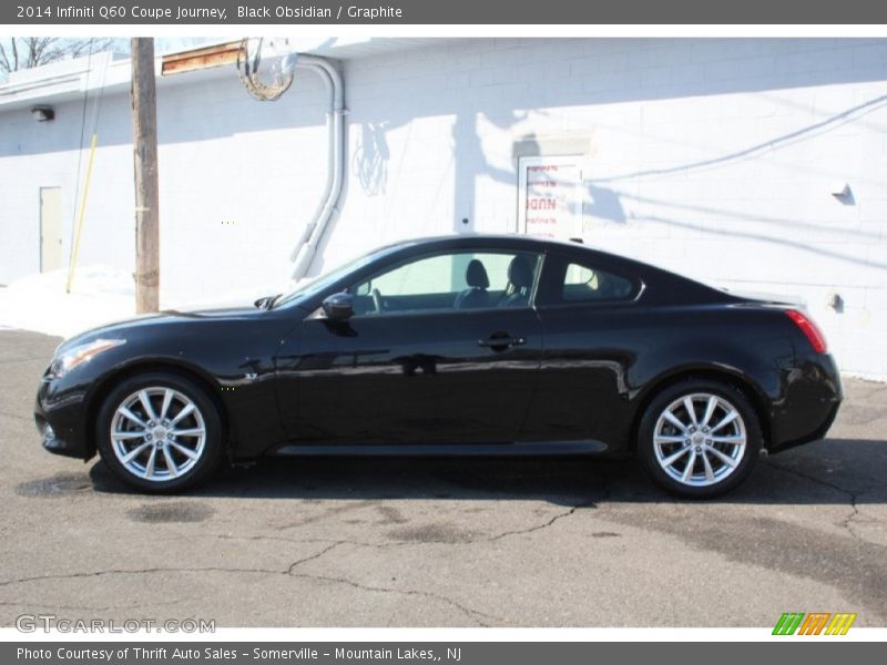 Black Obsidian / Graphite 2014 Infiniti Q60 Coupe Journey