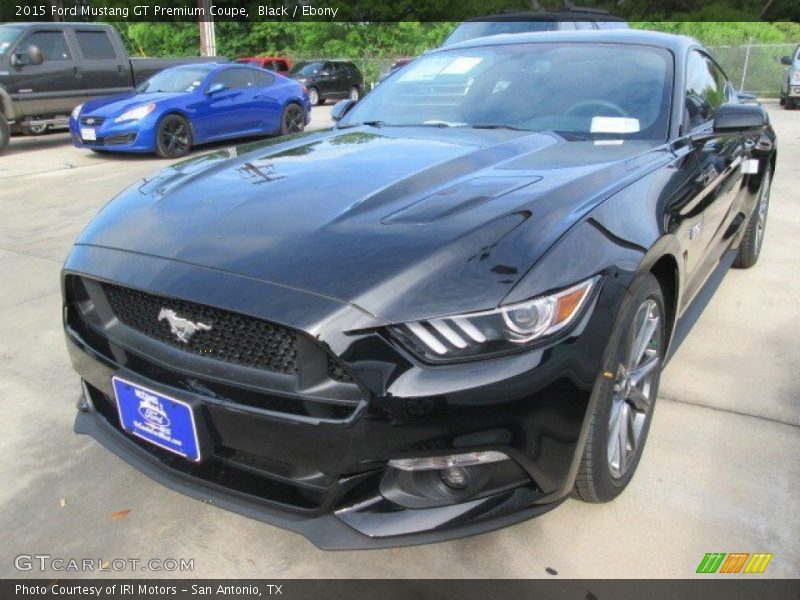 Black / Ebony 2015 Ford Mustang GT Premium Coupe