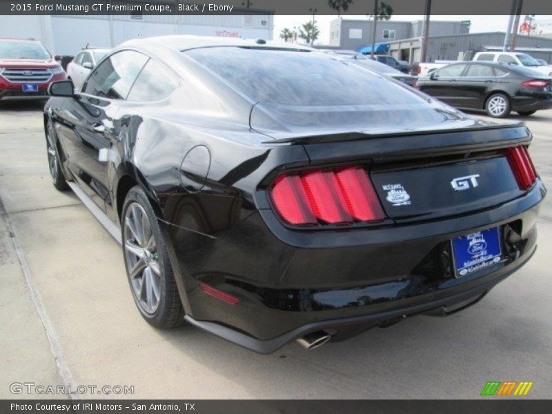 Black / Ebony 2015 Ford Mustang GT Premium Coupe
