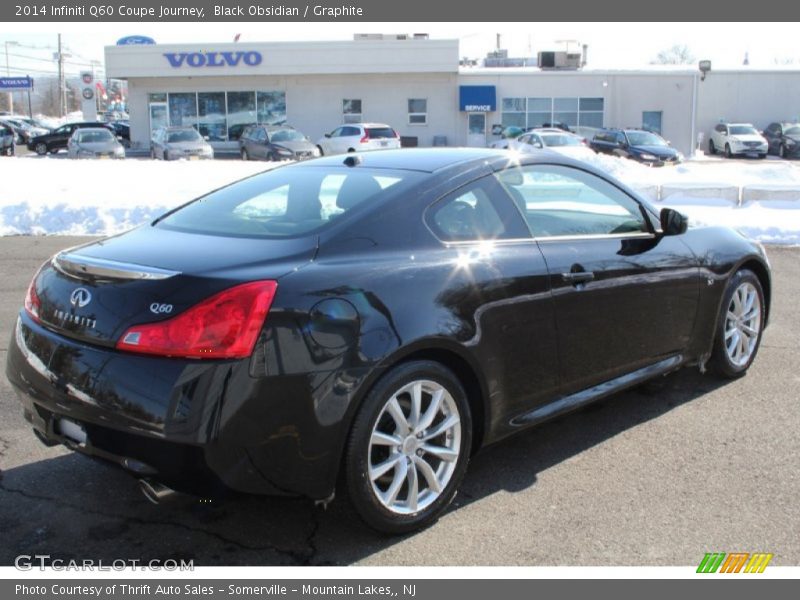 Black Obsidian / Graphite 2014 Infiniti Q60 Coupe Journey