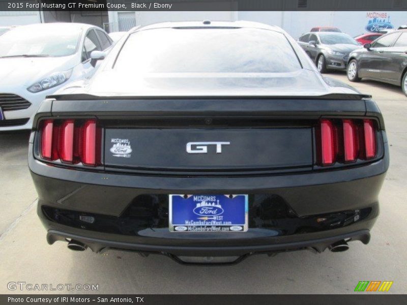 Black / Ebony 2015 Ford Mustang GT Premium Coupe