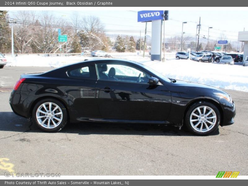 Black Obsidian / Graphite 2014 Infiniti Q60 Coupe Journey