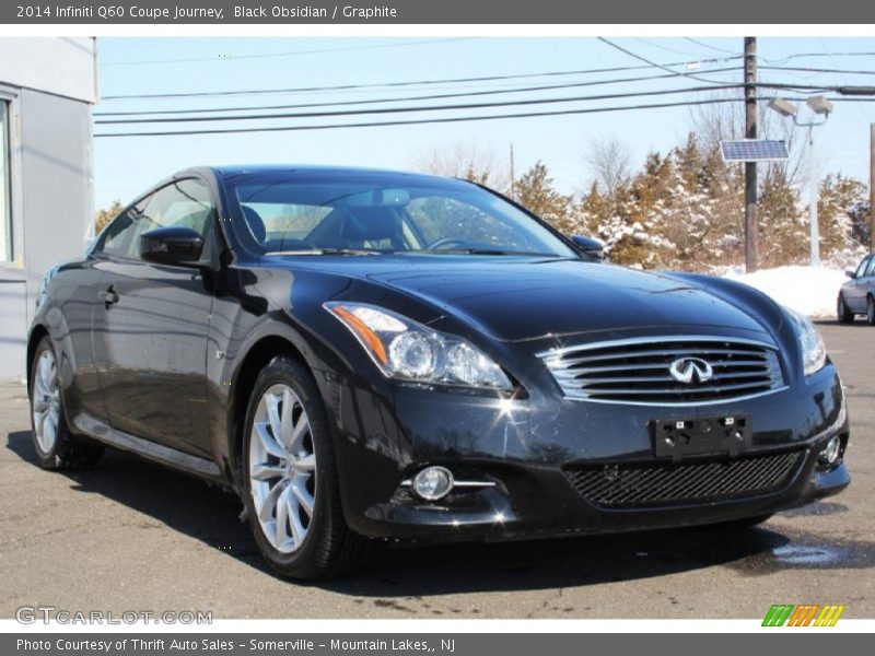 Black Obsidian / Graphite 2014 Infiniti Q60 Coupe Journey