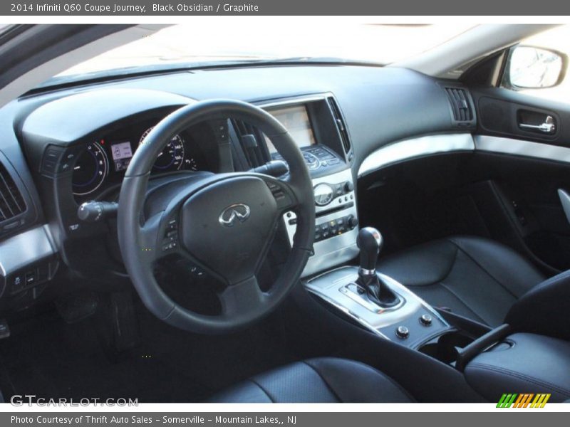 Black Obsidian / Graphite 2014 Infiniti Q60 Coupe Journey