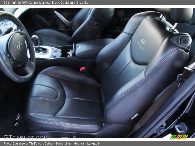 Black Obsidian / Graphite 2014 Infiniti Q60 Coupe Journey