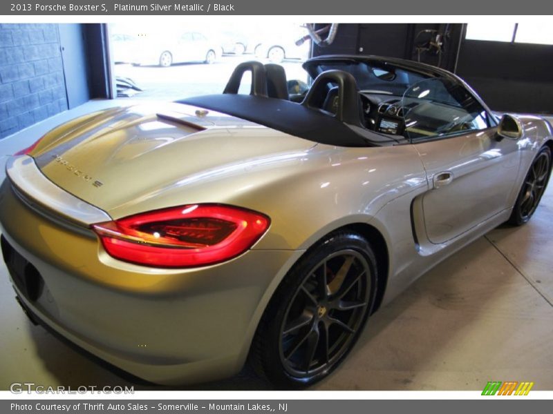 Platinum Silver Metallic / Black 2013 Porsche Boxster S
