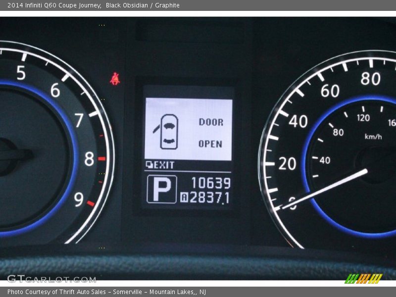 Black Obsidian / Graphite 2014 Infiniti Q60 Coupe Journey