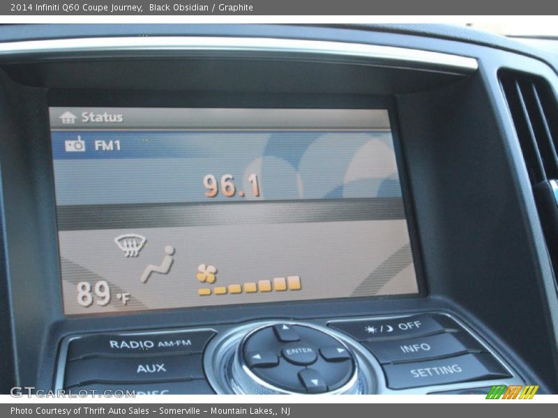 Black Obsidian / Graphite 2014 Infiniti Q60 Coupe Journey
