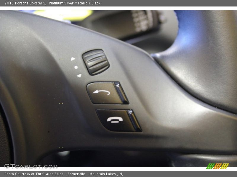 Platinum Silver Metallic / Black 2013 Porsche Boxster S