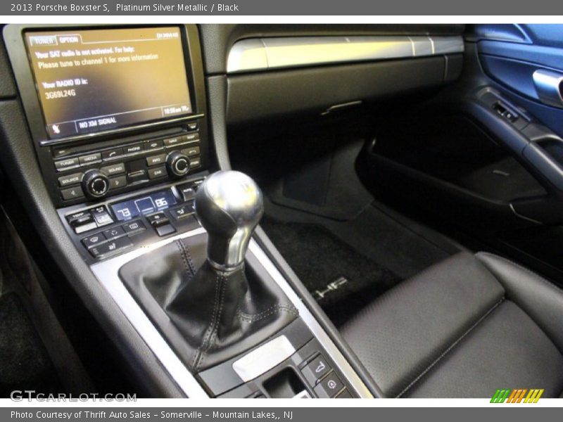 Platinum Silver Metallic / Black 2013 Porsche Boxster S