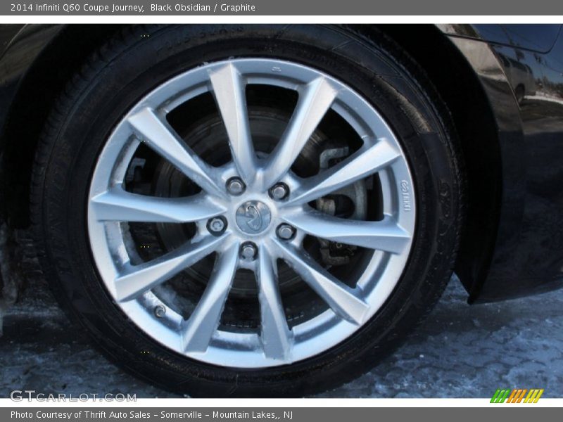 Black Obsidian / Graphite 2014 Infiniti Q60 Coupe Journey