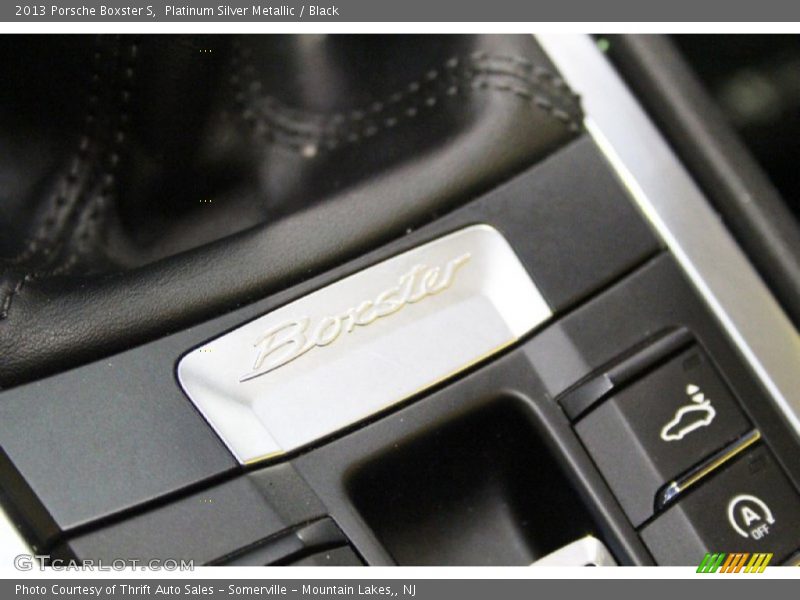 Platinum Silver Metallic / Black 2013 Porsche Boxster S
