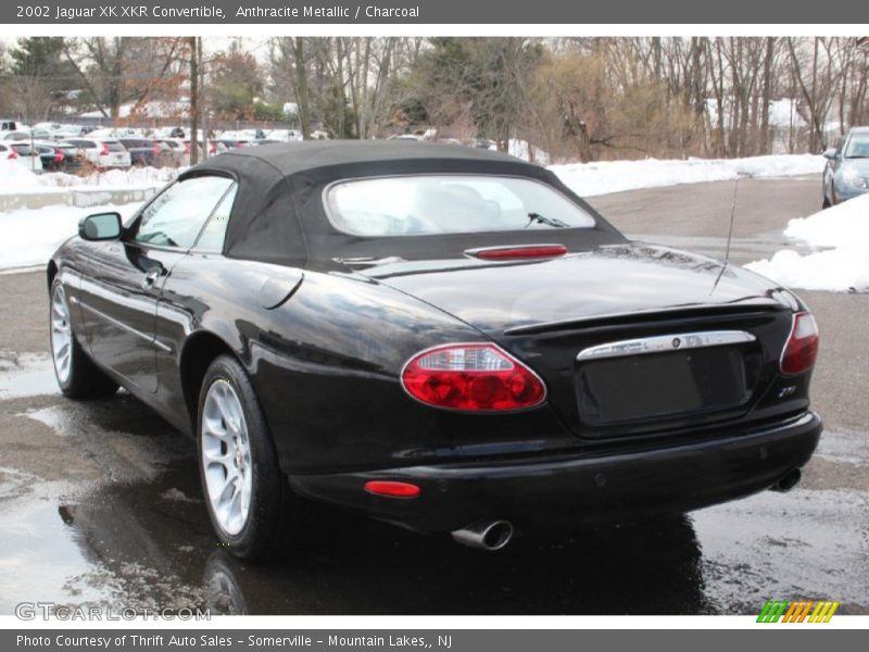 Anthracite Metallic / Charcoal 2002 Jaguar XK XKR Convertible