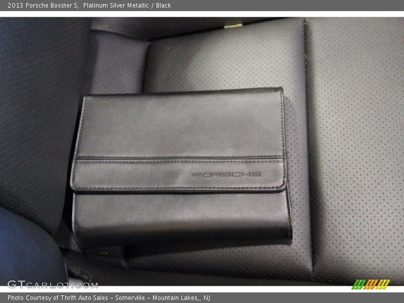 Platinum Silver Metallic / Black 2013 Porsche Boxster S