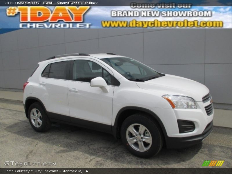 Summit White / Jet Black 2015 Chevrolet Trax LT AWD