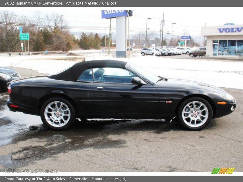 Anthracite Metallic / Charcoal 2002 Jaguar XK XKR Convertible