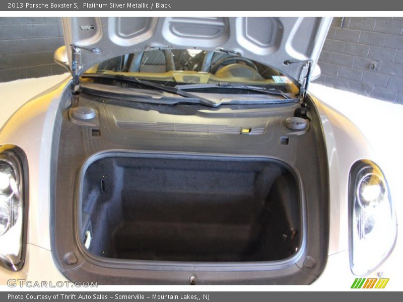 Platinum Silver Metallic / Black 2013 Porsche Boxster S