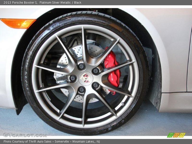Platinum Silver Metallic / Black 2013 Porsche Boxster S