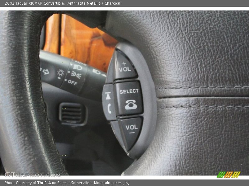 Anthracite Metallic / Charcoal 2002 Jaguar XK XKR Convertible