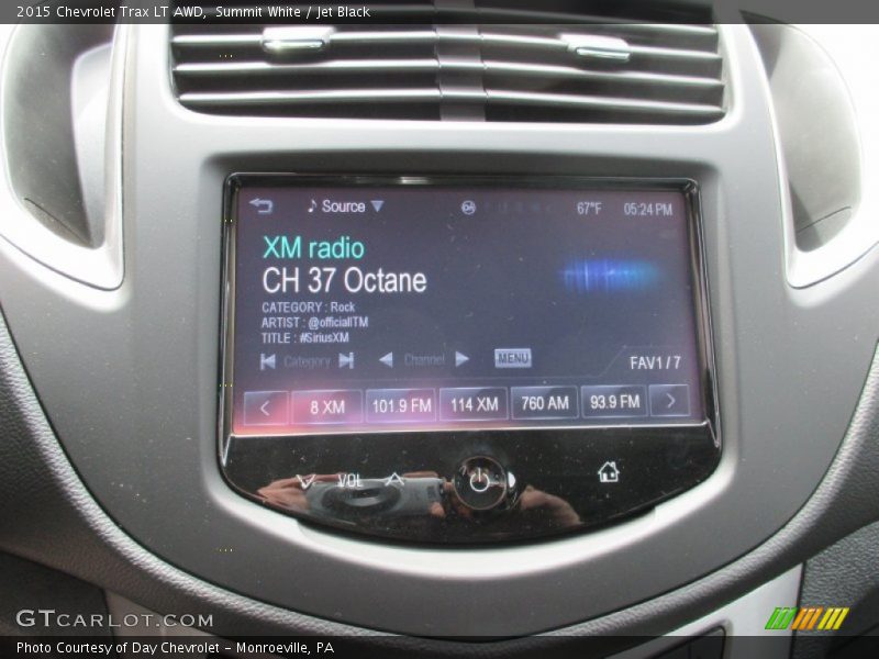 Summit White / Jet Black 2015 Chevrolet Trax LT AWD
