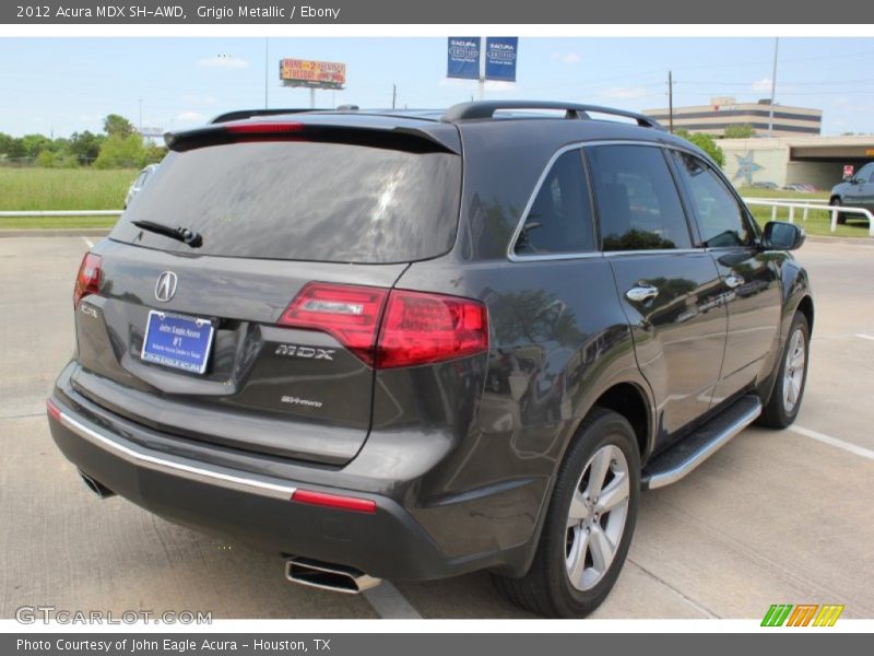 Grigio Metallic / Ebony 2012 Acura MDX SH-AWD