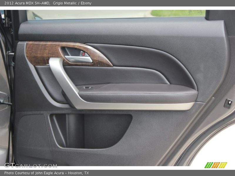 Grigio Metallic / Ebony 2012 Acura MDX SH-AWD