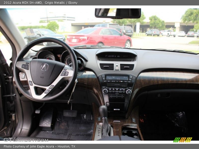 Grigio Metallic / Ebony 2012 Acura MDX SH-AWD