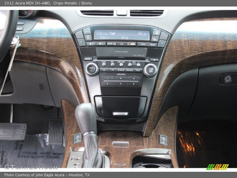 Grigio Metallic / Ebony 2012 Acura MDX SH-AWD