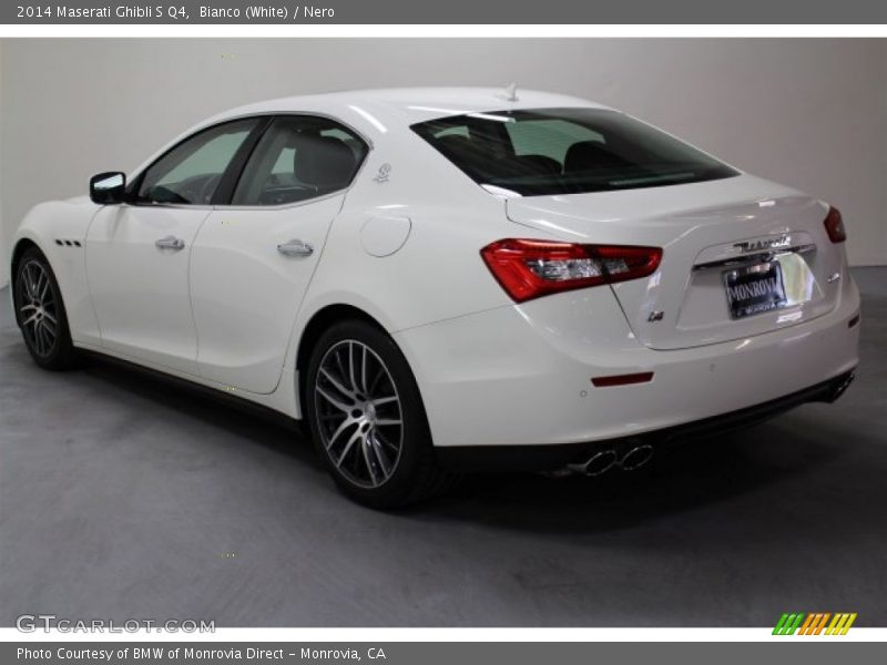 Bianco (White) / Nero 2014 Maserati Ghibli S Q4