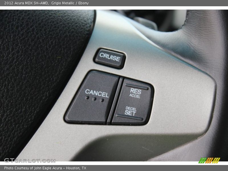Grigio Metallic / Ebony 2012 Acura MDX SH-AWD