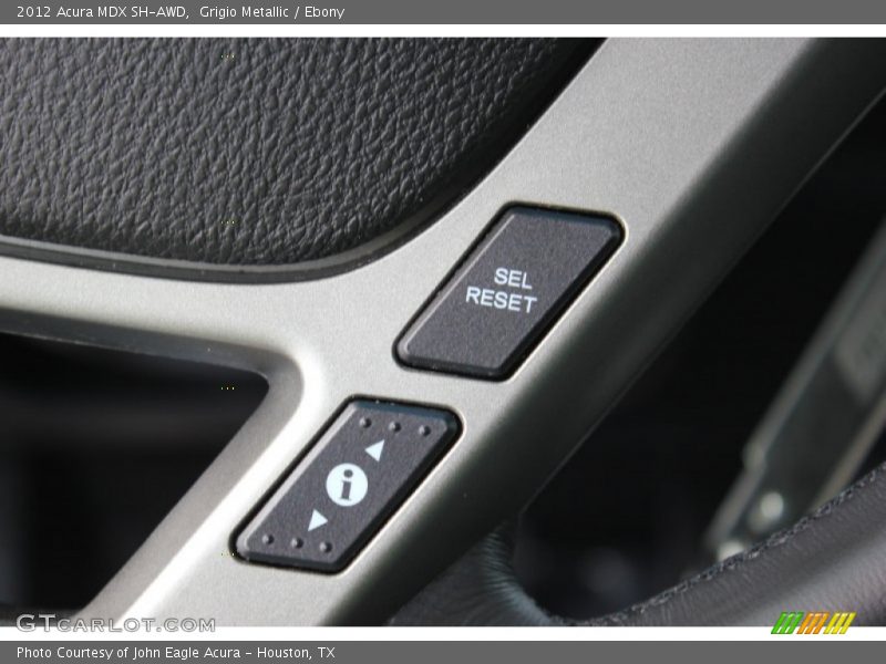 Grigio Metallic / Ebony 2012 Acura MDX SH-AWD