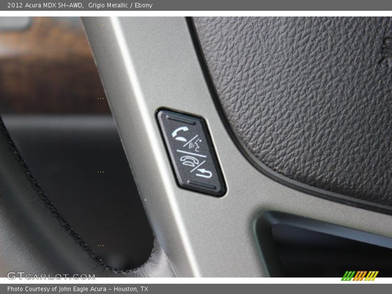 Grigio Metallic / Ebony 2012 Acura MDX SH-AWD