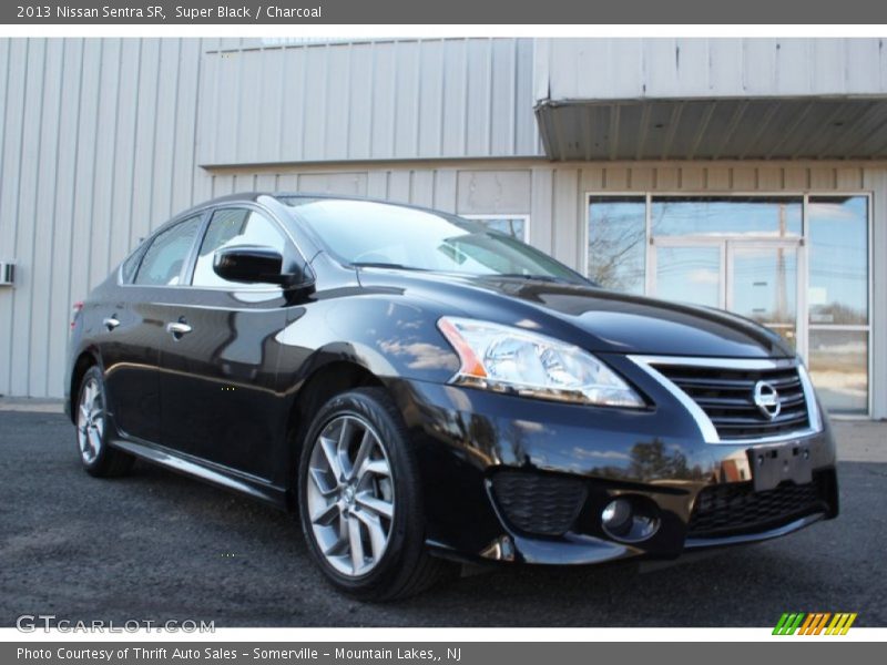 Super Black / Charcoal 2013 Nissan Sentra SR