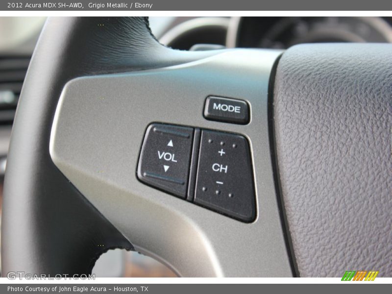 Grigio Metallic / Ebony 2012 Acura MDX SH-AWD