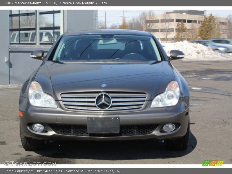Granite Grey Metallic / Black 2007 Mercedes-Benz CLS 550