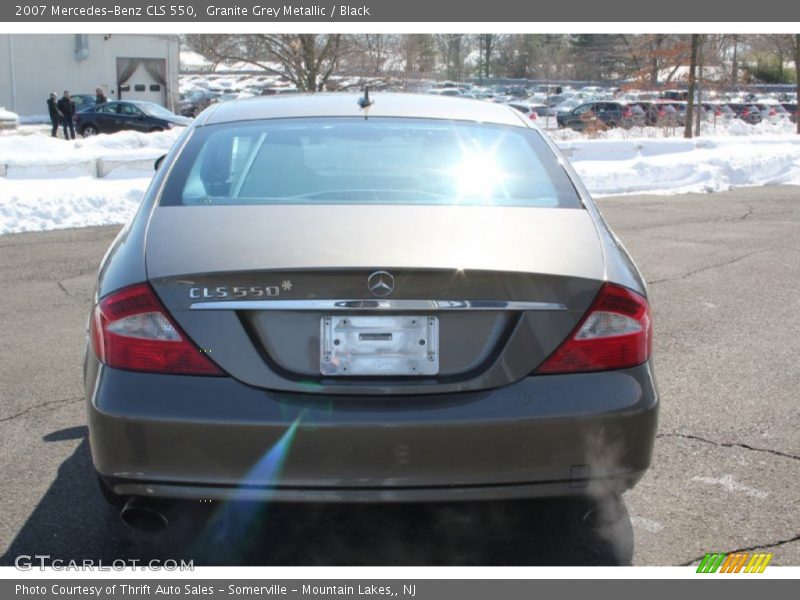 Granite Grey Metallic / Black 2007 Mercedes-Benz CLS 550