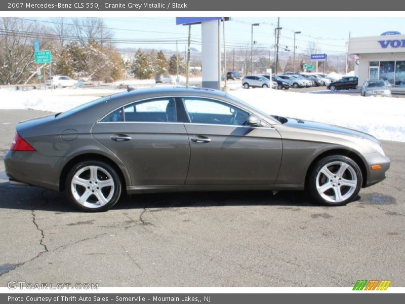 Granite Grey Metallic / Black 2007 Mercedes-Benz CLS 550