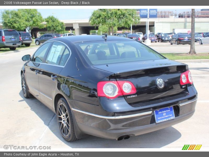 Deep Black / Black 2008 Volkswagen Passat Lux Sedan