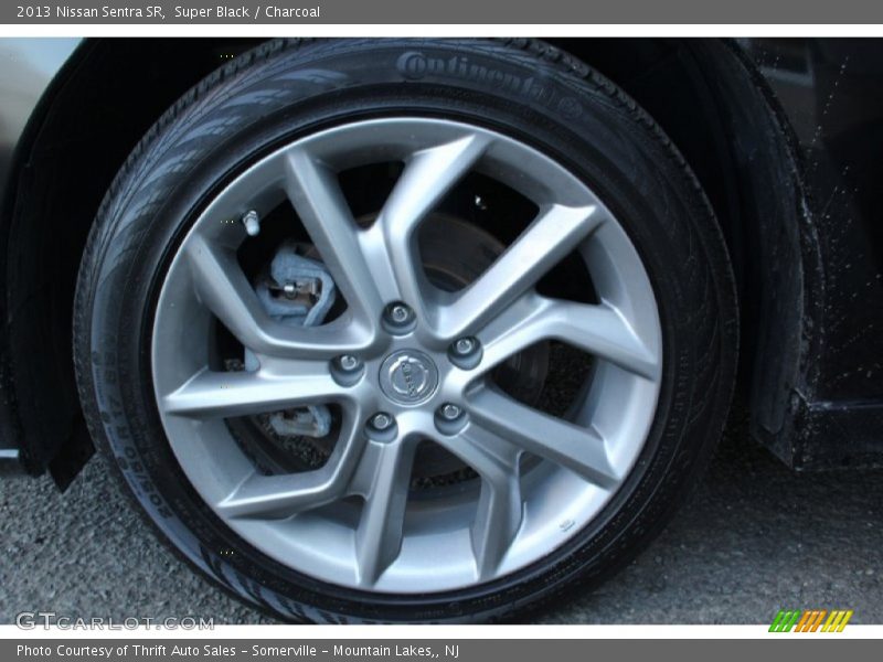Super Black / Charcoal 2013 Nissan Sentra SR