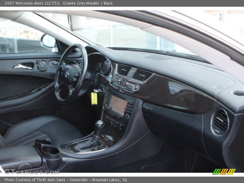 Granite Grey Metallic / Black 2007 Mercedes-Benz CLS 550