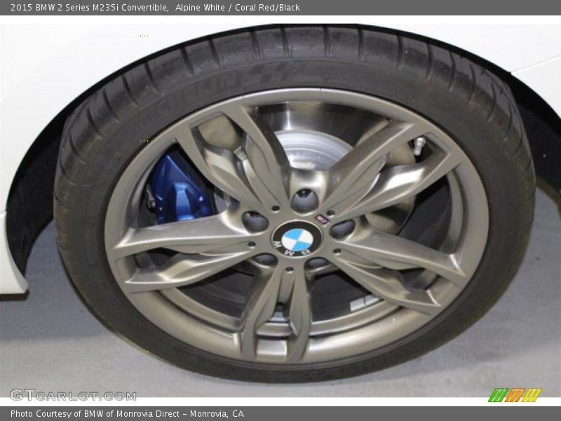 Alpine White / Coral Red/Black 2015 BMW 2 Series M235i Convertible