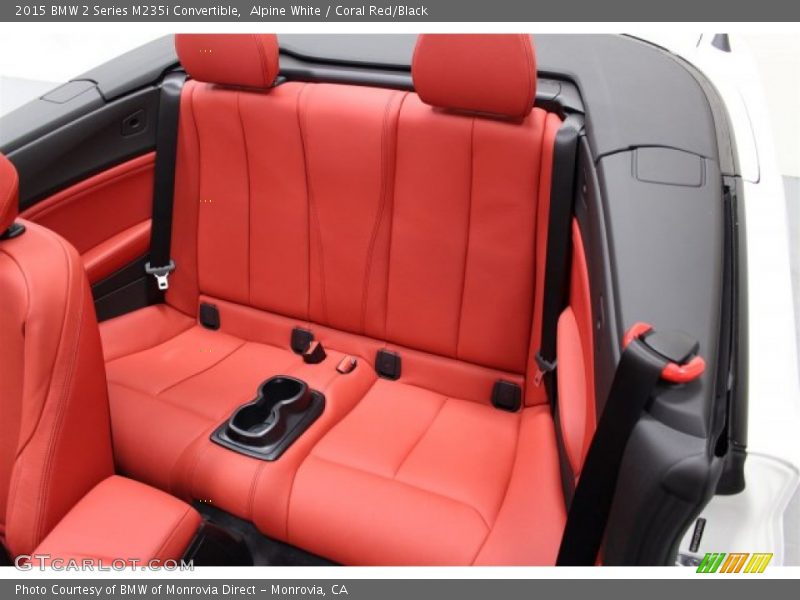 Alpine White / Coral Red/Black 2015 BMW 2 Series M235i Convertible