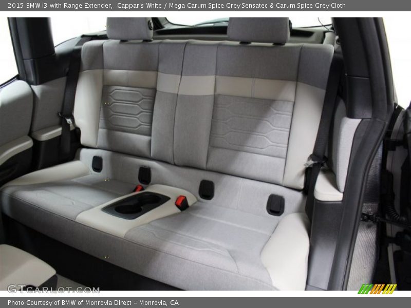 Rear Seat of 2015 i3 with Range Extender