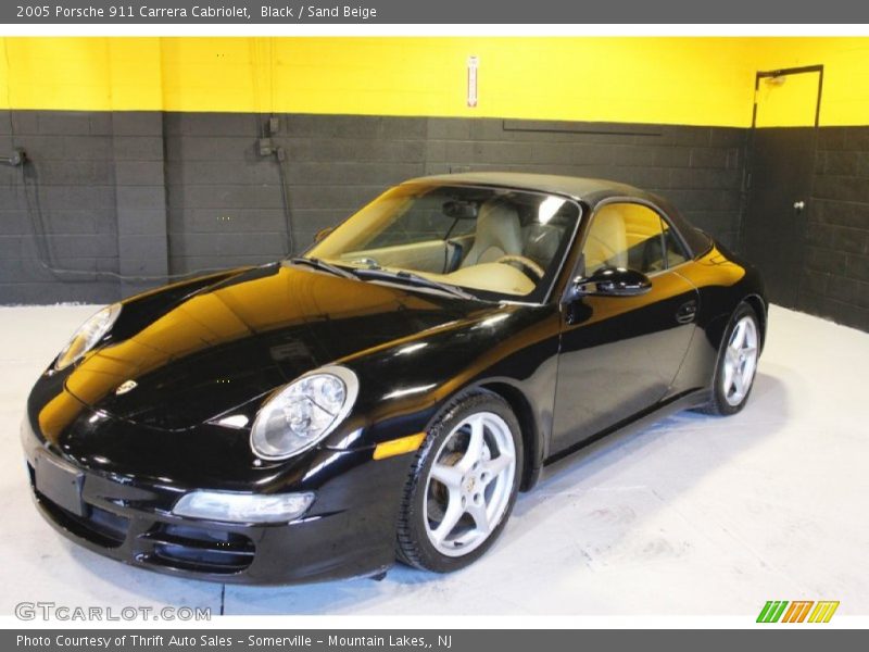 Black / Sand Beige 2005 Porsche 911 Carrera Cabriolet