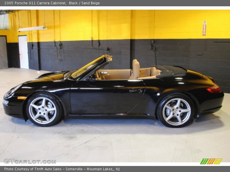 Black / Sand Beige 2005 Porsche 911 Carrera Cabriolet