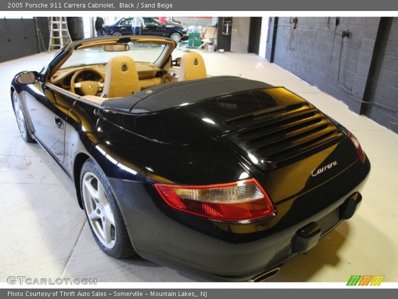 Black / Sand Beige 2005 Porsche 911 Carrera Cabriolet