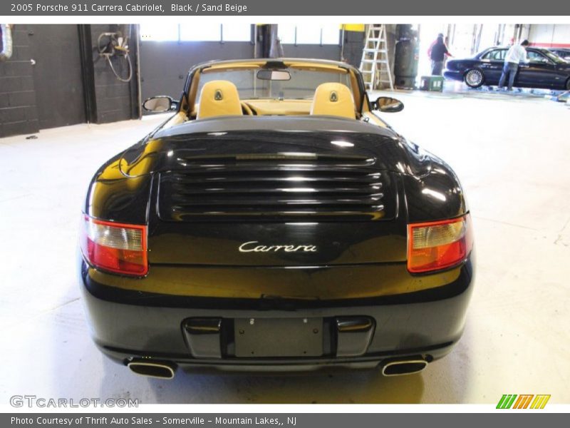 Black / Sand Beige 2005 Porsche 911 Carrera Cabriolet